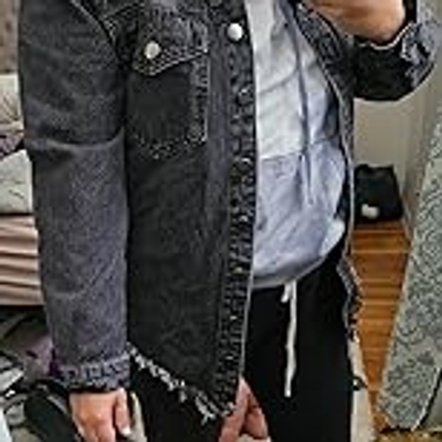 🔥Hot 50% Sale OFF🔥 💕 Women's Raw Edge Ripped Denim Jacket