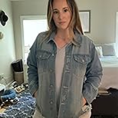 🔥Hot 50% Sale OFF🔥 💕 Women's Raw Edge Ripped Denim Jacket